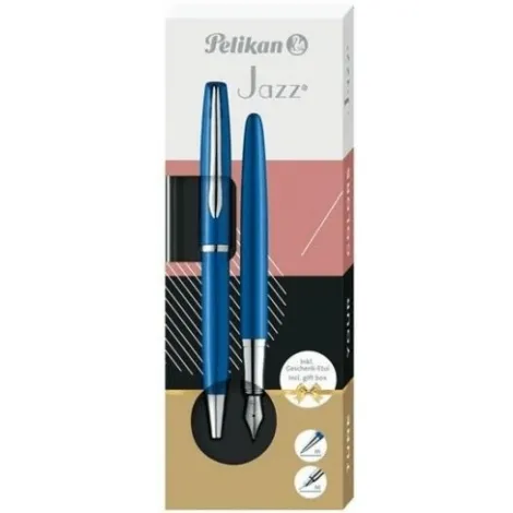 Zestaw Pelikan Jazz Noble Elegance Długopis + Pióro wieczne, Saphire - 3
